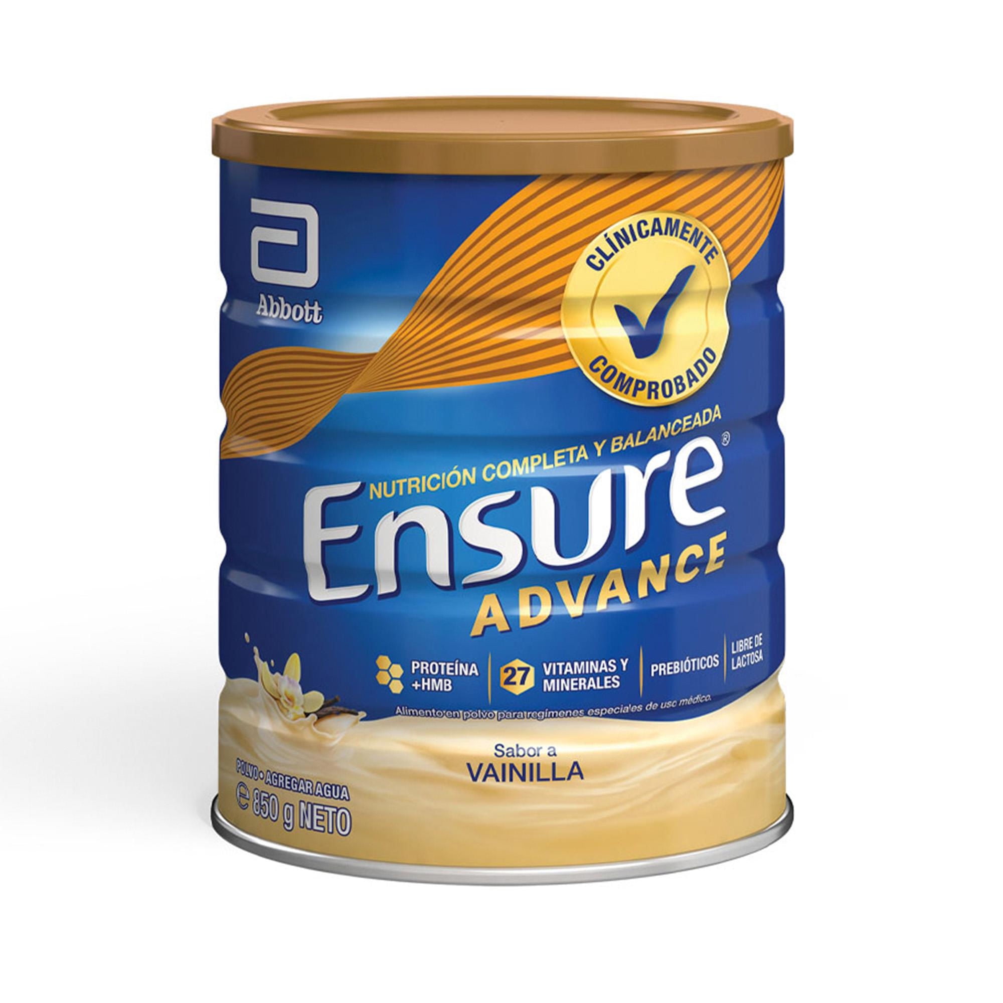 Ensure - Alimento Para Regimen Especiales Sabor Vainilla Tarro