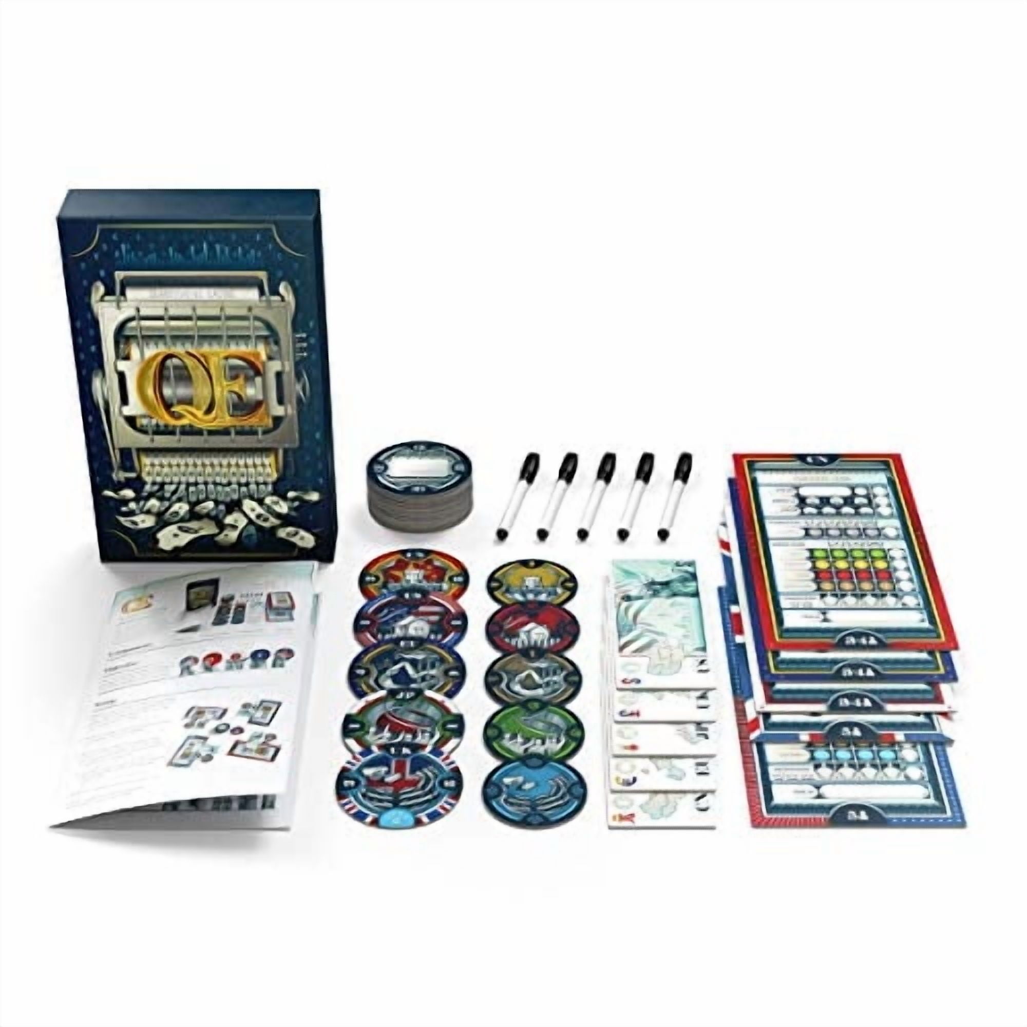 Juego De Mesa Q.e. Board Game Tables.com 2 A 5 Jugadores Tiempo De Juego 45 Minutos