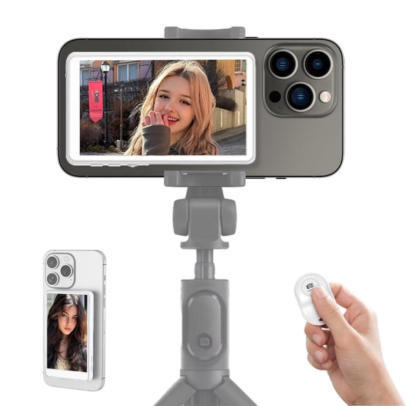 Pantalla de monitor Selfie FMC para iPhone, 1080P inalámbrica 4K