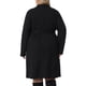 thumbnail image 3 of Abrigos para Mujer Talla Grande de Agnes Orinda Abrigo Largo de Ante con Bolsillos 1X Negro, 3 of 6