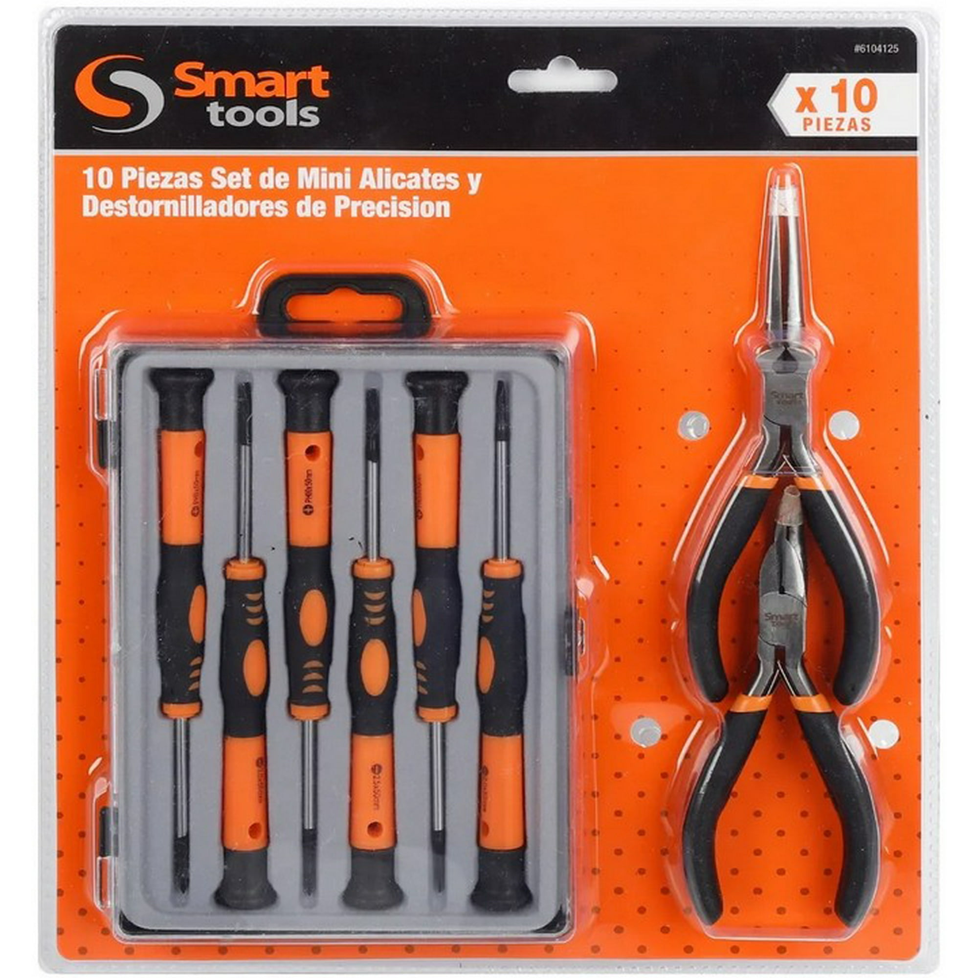 Smart Tools - Juego De Alicates Y Destornilladores Electricista 10 Piezas
