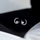 thumbnail image 4 of Aros Plata Diseño Luna y Estrella, 4 of 5