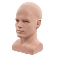 Magideal - Soporte De Exhibición De Cabeza De Maniquí Masculino Adulto De Pvc, Modelo De Cabeza De Maniquí, Cabeza De Exhibición De Busto De Cabeza Para Sombrero