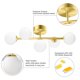 thumbnail image 2 of Luz de tocador para baño artmoonlight 69 cm 5 luces dorado LED, 2 of 9