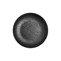 Kulsan - Plato Melamina Negra 20 Cm Línea Tilda