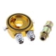thumbnail image 5 of m20x1.5 medidor de aceite filtro enfriador sándwich placa termostato adaptador dorado, 5 of 5