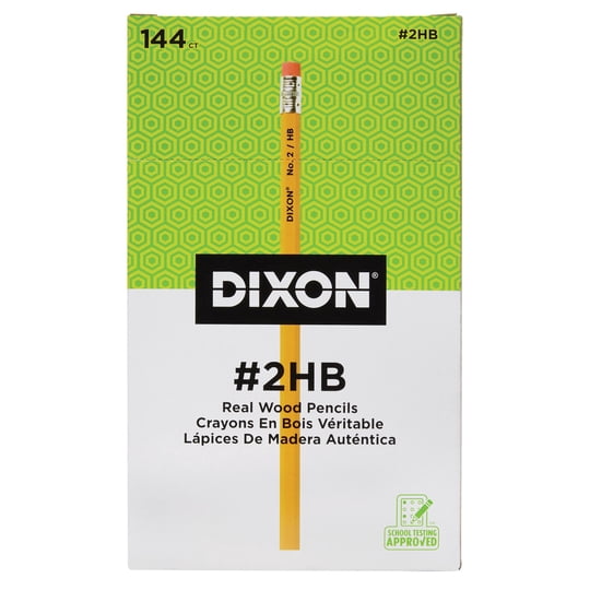 Lápices Ticonderoga #2 Hb Suave Amarillo 144 Unidades