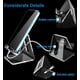 thumbnail image 3 of Soporte acrílico para teléfono móvil, soporte portátil, soporte transparente para escritorio, compatible con Phone15, 14, 13, 12 Pro Max, 11, Xr Plus SE, Switch, smartphone Android, Pad, accesorios de, 3 of 6