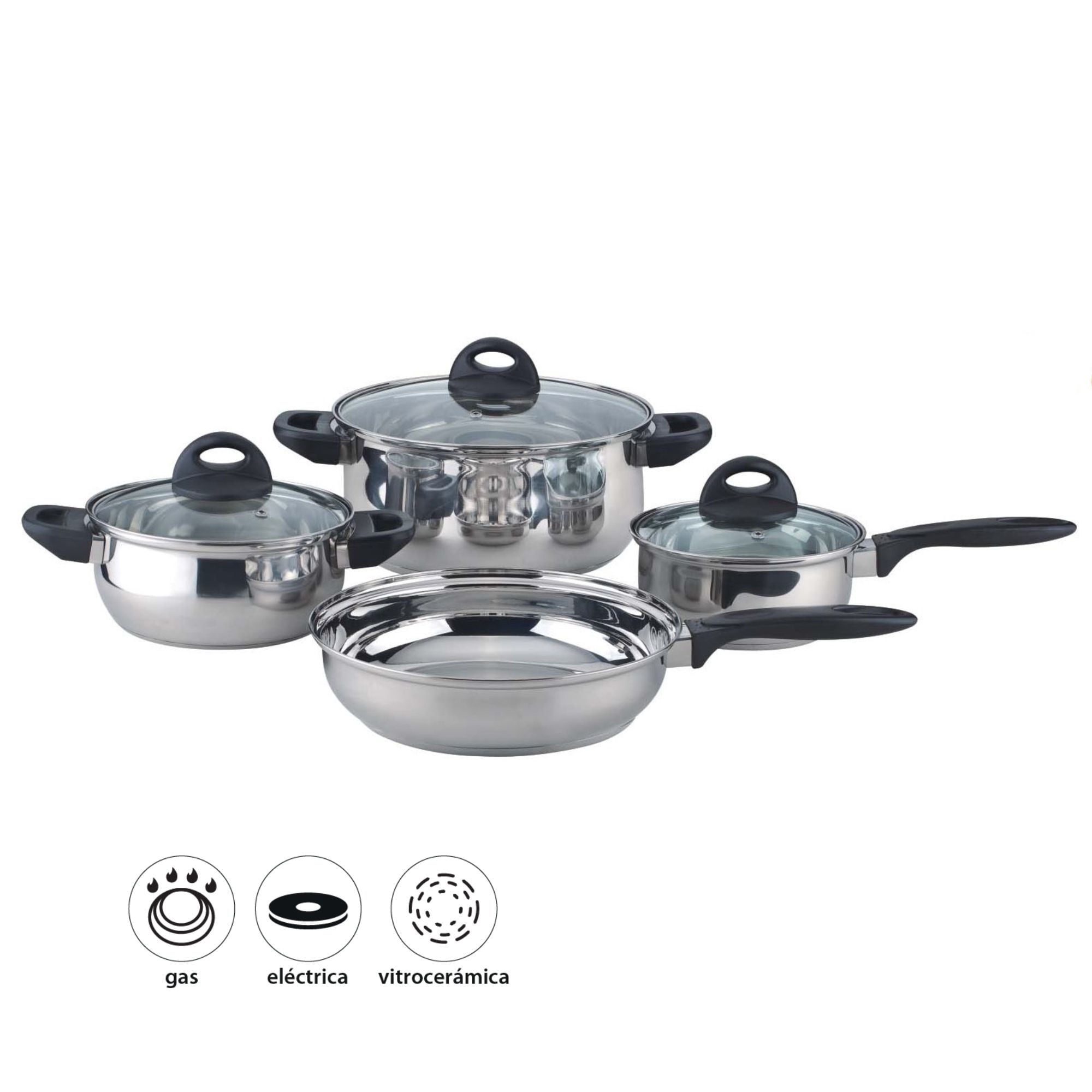 Haus - Batería De Cocina 7 Piezas