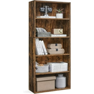 Casa Vinte - Estanteria Librero Clásico Marrón 5 Niveles Herlev