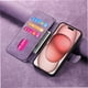 thumbnail image 5 of Funda Billetera Magnética para iPhone 15 Soporte Tarjetas Desmontable Morado, 5 of 6