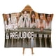 thumbnail image 1 of Orgullo y Prejuicio Manta Capa con Capucha Anti-Bolitas, Manta de Lana Ártica Suave, Manta Portátil de Felpa Ligera y Lujosa, Poncho para Siesta en Casa y Oficina, 100*130cm, 1 of 6