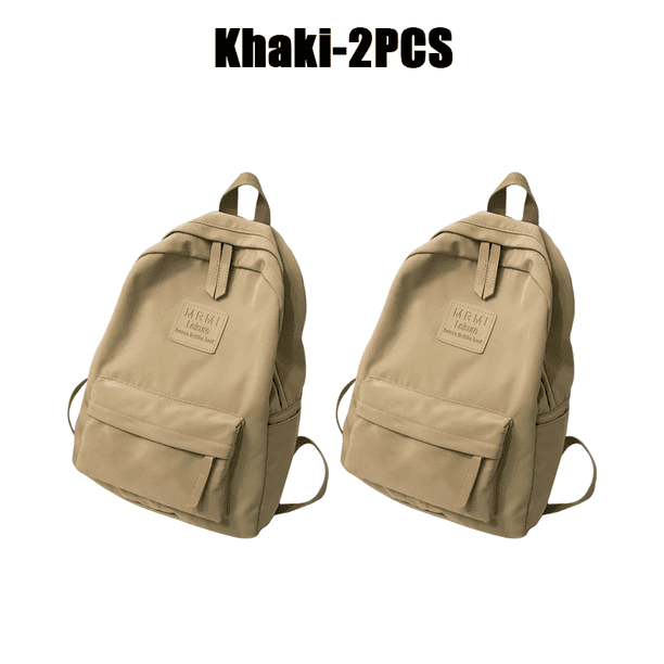 Waterproof Teenage Bookbag Nylon Rucksack Fashion Girl Backpack Women Shoulder Bag High School Schoolbag Black