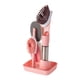 thumbnail image 3 of Juego De Cepillos De Limpieza De Cocina Lavado Limpiador De Fregado Soporte De Secado Rosa, 3 of 5