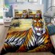 thumbnail image 1 of Retro Forest Tiger Bedding Set Bed Set Adult Kid Bedroom Animal Bedding Gift, 1 of 5