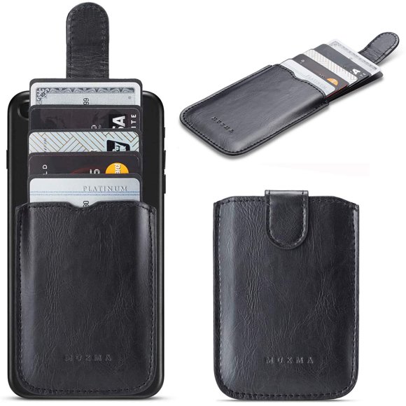 Cartera Arokimi Portatarjetas para Teléfono con Bloqueo RFID - Negro