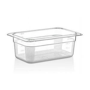 Gastroplast - Contenedor Policarbonato Transparentegn 1/4X10 Cms