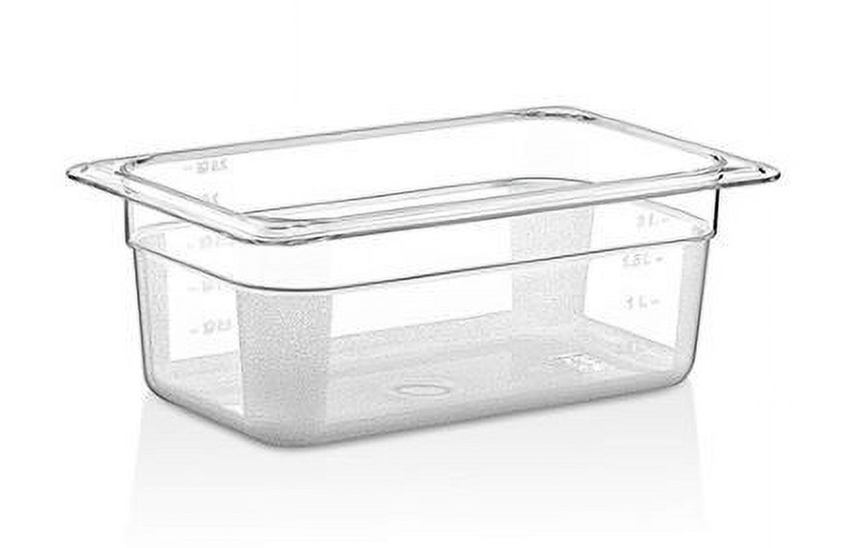 Gastroplast - Contenedor Policarbonato Transparentegn 1/4X10 Cms