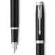 thumbnail image 1 of Pluma Fuente Parker IM Essential Negro Mate CT Tinta Azul, 1 of 5