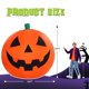 thumbnail image 3 of Calabaza inflable ZPISF de 3 m con LED para exteriores de Halloween, 3 of 7
