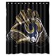 thumbnail image 1 of Cortina de ducha de los St. Louis Rams, juego de cortina de baño con ganchos, tamaño 60 x 72 pulgadas, 1 of 3