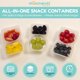 thumbnail image 2 of Munchpods Reusable Snack Containers with Lids, 20 Pack, 40 Pieces, 2 of 3