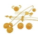 thumbnail image 2 of Conjuntos De Joyas Africanas, Collar, Horquilla, Brazaletes, Pendientes, Conjunto De 6 Uds, Exquisito, 2 of 5