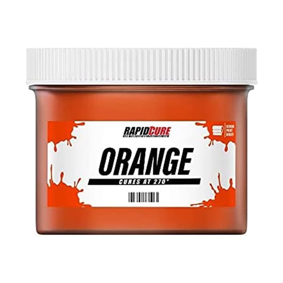 Tinta para serigrafía Screen Print Direct Rapid Cure naranja
