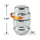 thumbnail image 3 of Candado de Rueda GORILLA 14 mm × 1,50 Cromo – Pack de 4, 3 of 5