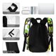 thumbnail image 5 of Yoshi-theme Backpack, Campus style schoolbag Bookbag with Adjustable Shoulder Straps And Large Zip Compartment, Unisex Travel Bags.42x30x15cm, 5 of 6