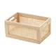 thumbnail image 1 of Cesta de almacenamiento rectangular Caja de madera rústica Organizador de libros Artículos diversos Caja de almacenamiento de artículos diversos Cesta súper pequeño, 1 of 5