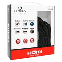 Ultra - Cable Hdmi Industrial 10Mts 15.8Gbps V1.4 Negro