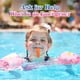 thumbnail image 2 of Chaleco de natación HeySplash para niños de 9 a 23 kg con correa ajustable, color rosa, 2 of 3