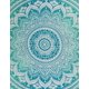 thumbnail image 4 of RAJRANG Tapiz Grande Mandala para Dormitorio y Sala de Estar, Colgante de Pared de Algodón (Verde Mar, Degradado, 90x84 Pulgadas, Tamaño Queen), 4 of 6