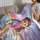 thumbnail image 3 of Muñeca American Girl anti-pilling, suave, ligera, esponjosa y acogedora de lujo para hogar y cocina – Perfecta para niños y adultos,100X130cm, 3 of 6