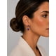 thumbnail image 4 of Aros Lapislázuli Ovalado Plata 950 Tornillo Mariposa Colgantes Mujer Elegantes Piedra Azul., 4 of 4