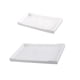 thumbnail image 3 of 2x Melamine Hotel Serving Tray Dishes Cup Juego de tarta de vidrio blanco 22cm 24.9cm, 3 of 3