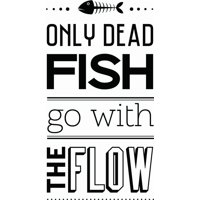 Rienda Libre Graphics - Decomural Go With The Flow Fishing Ws-46145