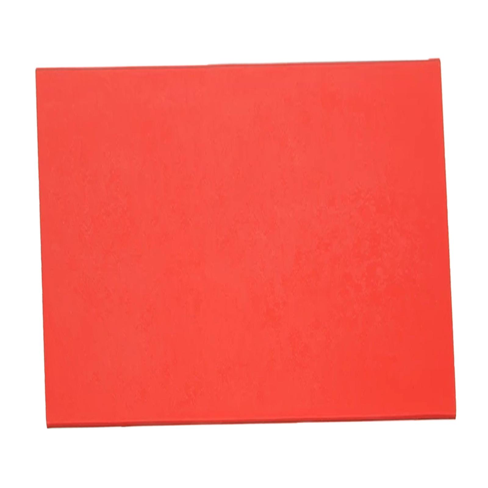 Magideal - Lámina De Caucho De Silicona Flexible Resistente Al Calor, Temperatura, Acabado , Rojo , Los 20X20Cm