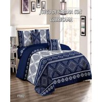 Genérico - Sabana Con Cubrecama 2 Plazas