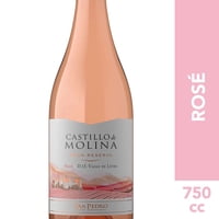 Vino Rosé Gran Reserva 13° Botella 750 Cc Castillo De Molina