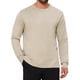 thumbnail image 1 of INSPIRE CHIC Suéter de Punto Suave de Cuello Redondo de Manga Larga Clásico de Color Sólido para Hombre L Caqui, 1 of 6