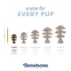 thumbnail image 4 of Juguete masticable para perros Benebone Puppy Fishbone, más suave para masticadores modestos, 4 of 6