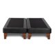 thumbnail image 1 of Base Cama Europea Zen Cuero Negro King, 1 of 3