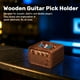 thumbnail image 2 of Soporte para púas CoolGift Mart para guitarra eléctrica de madera de nogal, 2 of 2