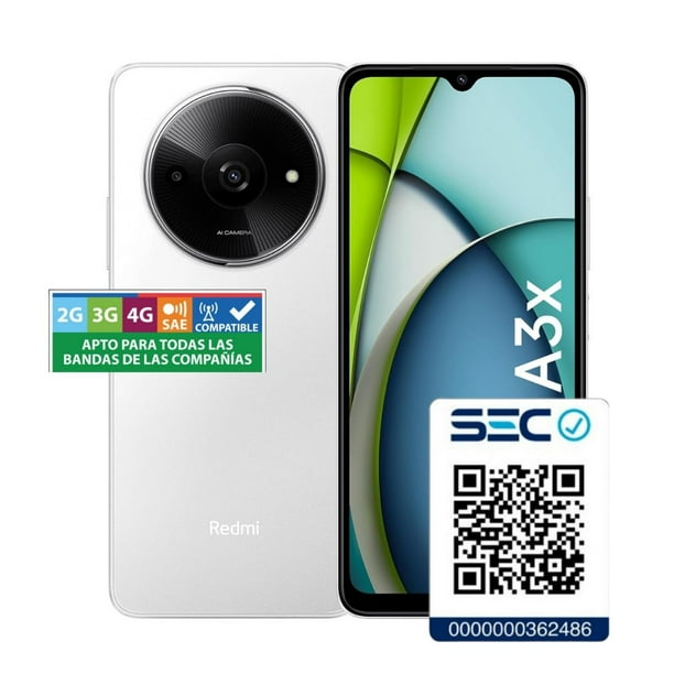 Xiaomi Redmi A3X 4GB + 128GB Blanco | Lider