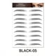 thumbnail image 1 of 6D Eyebrow Tattoos Stickers Makeup Long Lasting Black Brown Eyebrow Sticker Hair-Like Waterproof Natural Fake Eyebrow Stickers For Brow Grooming Shaping, 1 of 3
