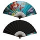 thumbnail image 5 of Los Pequeñines Abanico Plegable Chino, Abanico de Mano de Poliéster Plegable, Abanicos para Baile Fiesta Hogar, Adecuado para Hogar, Oficina, Fiesta, 5 of 6