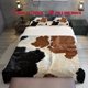 thumbnail image 1 of 3pcs Cow Stripe Style Themed Bedding Set with Soft Duvet Cover and Two Pillowcases Suitable for All Seasons, 1 of 5