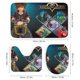 thumbnail image 3 of Juego de Cortina de Baño y Alfombras 4 Piezas Desmarcar Kingdom Hearts, 3 of 6